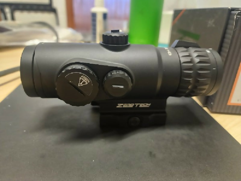 Zero Tech Thrive HD 1-4x24 Prism Sight. New in box, mounted but never fired. The only variable power red dot on the market.