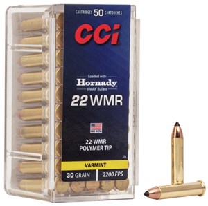 CCI
C73
22WMR 30GR V-MAX 
BALLISTIC TIP
2200FPS

$42.90 /PER 50
$365 /PER 500