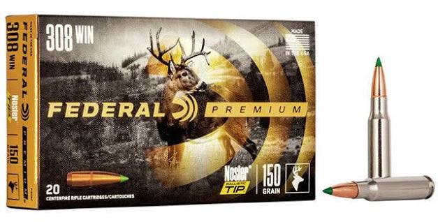 FEDERAL 308WIN 150GR THROPHY COPPER VITAL SHOK