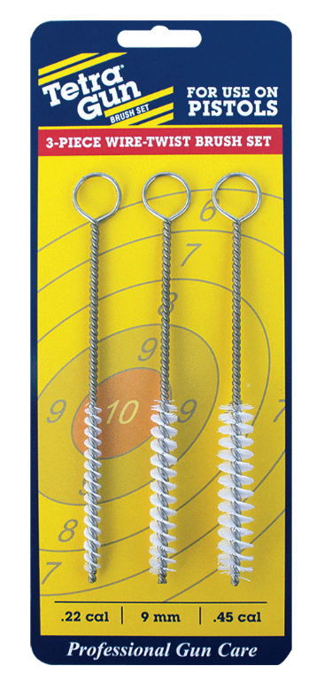 TETRA GUN CLEANING BRUSHE SET (3PC TWIST BRUSH NYLON)