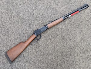 WINCHESTER
534191160
MODEL 94 TRAILS END TAKEDOWN
450 MARLIN
6 SHOT
20 INCH BARREL
DEEP GLOSS BLUED FINISH
ANGLE EJECT
BLACK WALNUT STOCK AND FOREND
PACHMAYR DECELERATOR
ONE ONLY
#00049YV940

NEW $3149
