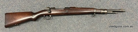 This colonial police carbine was part of a second order of carbines numbered from 00001-6000. Only about half this contract was completed by 1949. This carbine 