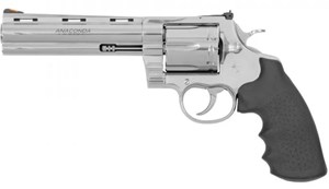 COLT
ANACONDA
44 MAGNUM 
6 SHOT
STAINLESS STEEL
FACTORY RUBBER GRIPS
WITH FINGER GROOVES
RED RAMP FRONT SIGHT 

AVAILABLE IN
SP6RTS 6" BARREL SPECIAL NEW $2290
SP8RTS 8" BARREL SPECIAL NEW $2290
