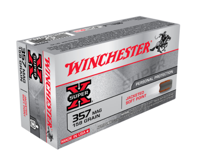 WINCHESTER SUPER X 357MAG 158GR JSP