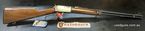 Winchester 9422 in 22wmr. Gun is in good overall condition for a rifle that has been used with a few blemishes on the receiver in the bluing to be expected but 