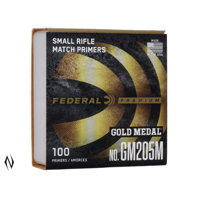 FEDERAL PRIMER GM205M GOLD MEDAL SMALL RIFLE per 1000
