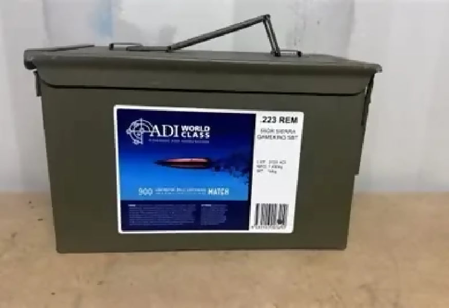 ADI 223 Game King Can (900 Rounds) - New