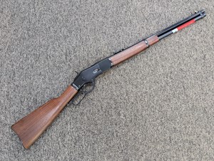 WINCHESTER
534255137
MODEL 1873 CARBINE
357 MAGNUM
10 SHOT
20" BARREL
DEEP GLOSS BLUED FINISH
WALNUT STOCK & FOREND
ONE ONLY
#20006YW73V

NEW $2495