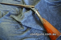 This is a genuine Riley 1880's 12G black powder shotgun. Everything is right and tight with the action. Very well cared for and looked after.
