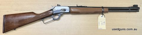 Original JM stamped Marlin rifle complete with serial number on tang , excellent condition . Fired 115 rounds only , includes original paperwork and extras for 