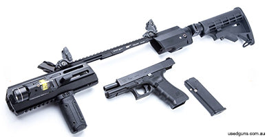 Cost $780. Used 3 times. As-new condition. Added the Magpul popup sights. Can do a deal including the Sig Sauer Red Dot. Had a padded bag made for safe transpor