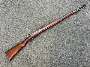 MAUSER
MODEL 1909 ARGENTINE
7.65 X 53
5 SHOT
MATCHING BOLT
EXCELLENT BORE 
CLEAR MARKINGS ON RECEIVER
AND STOCK
ORIGINAL CLEANING ROD
#F2253

EXC $1490