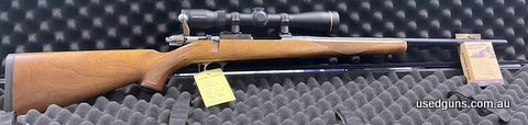 Ruger 77/22 Hornet excellent condition, Leupold VXR 3-9x40 scope, detachable magazine, minor rust on the rings but firearm is in excellent condition. Timber sto