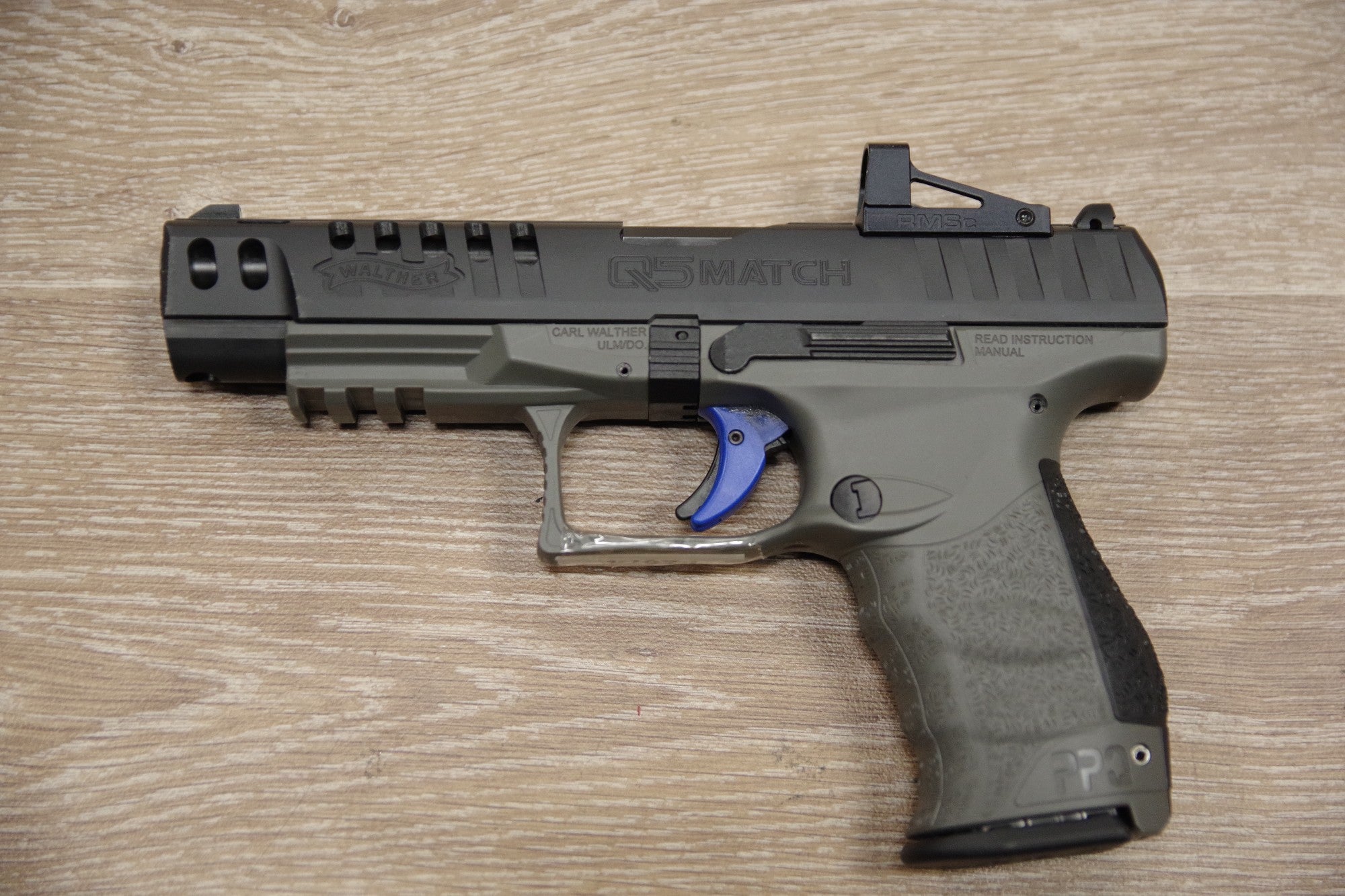 S/H WALTHER PPQ Q5 MATCH SEMI AUTO PISTOL 9MM (FZ674)