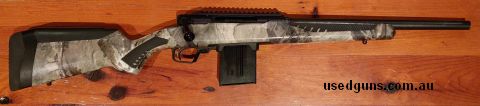 Savage Impulse straight pull rifle bought to use as a switch barrel thermal rig. Barrel and metal work in excellent condition, synthetic stock has rub marks fro