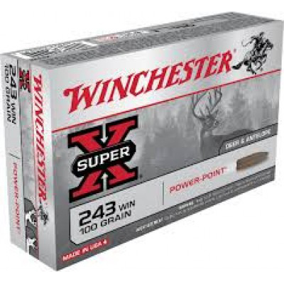Winchester .243 Super X 100gr 20pk