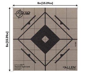 ALLEN 
EZ AIM
ADHESIVE THERMAL
TARGET

AVAILABLE IN
15789 6 INCH GRID NEW $37.90
15794 8 INCH BULLSEYE NEW $46.90
15802 8 INCH SILHOUETTE NEW $46.90