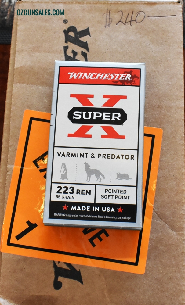 WINCHESTER SUPER X .223 VARMINT & PREDATOR AMMO