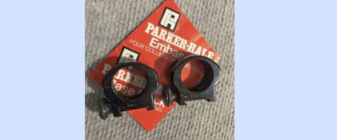 Parker Hale RALS -3 low 1" mounts in excellent condition. Phone 0429849007. If reply by email please forward return phone number.