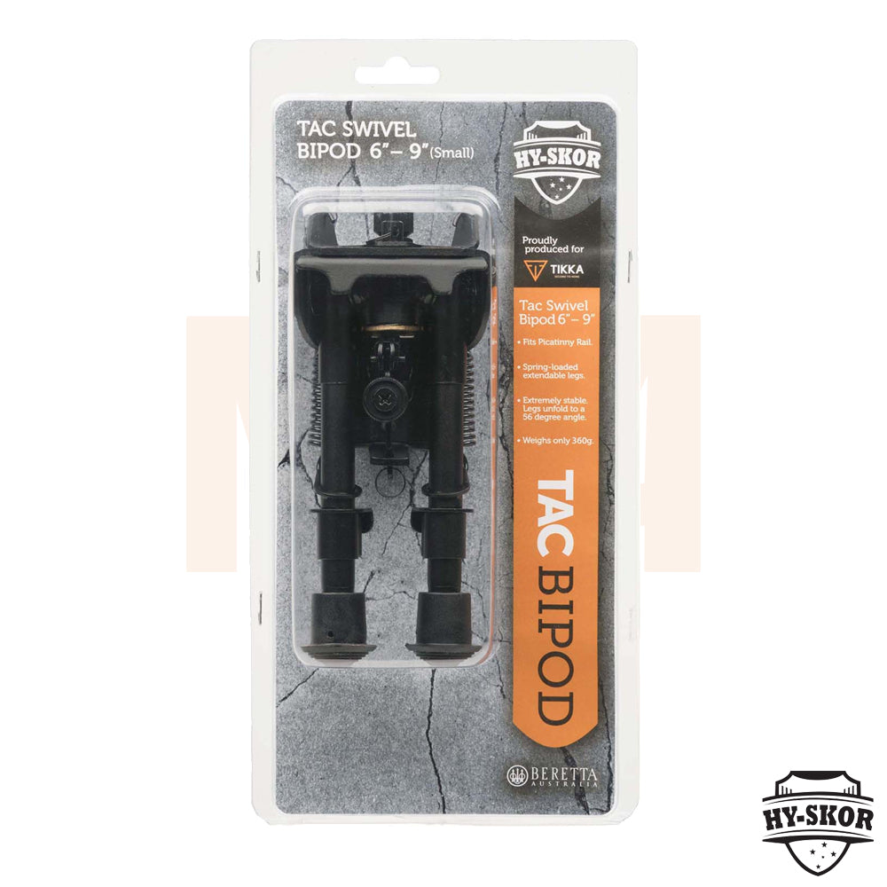 Hy Skor 6"-9" TAC Bipod Swivel With Picatinny Adapter