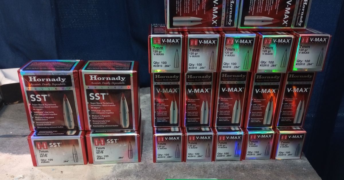 7mm/.284 Hornady and Sierra Projectiles