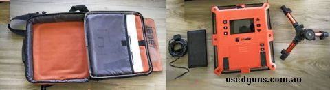 Surplus to needs, still in very good condition. Comes with adjustable tripod stand, External trigger and Battery pack.