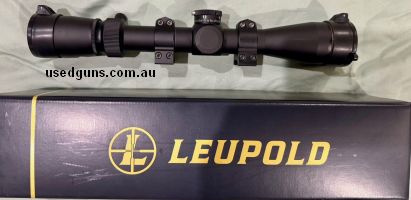 Almost new - super lightweight scope. Includes rings (pic rail mounting), box and flip up scope caps. About $1050 replacement value.