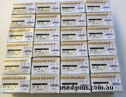 Lyalvale Express 16g 65ml shells 1 x slab 1oz #7 and 1 slab 1oz #4 500 shells in total priced to sell the lot.