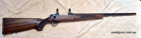 Very good condition Sako with varmit barrel. Bluing is excellent minus a couple spots on the underside of the barrel, extra pictures upon request. $1300 plus po