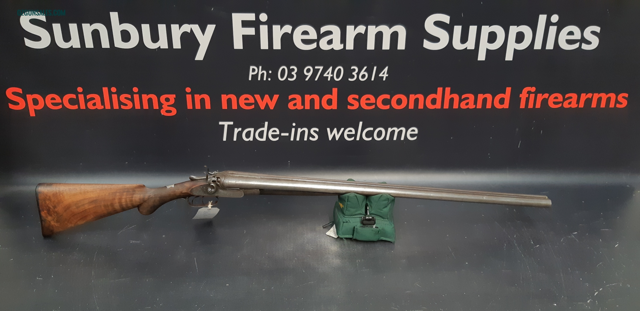 Belmont Interchangeable 12G SxS Shotgun S/H AS220