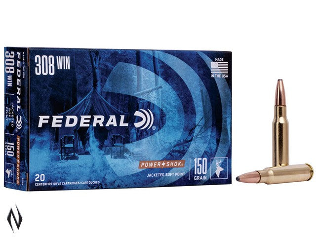 FEDERAL 308 WIN POWER-SHOK