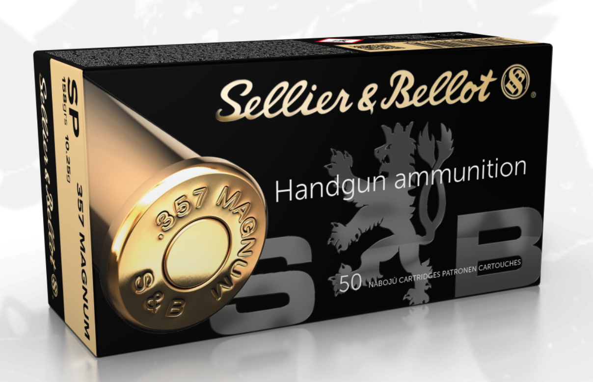 Sellier & Bellot 357 Mag 158 grain SP Ammo 50 rd