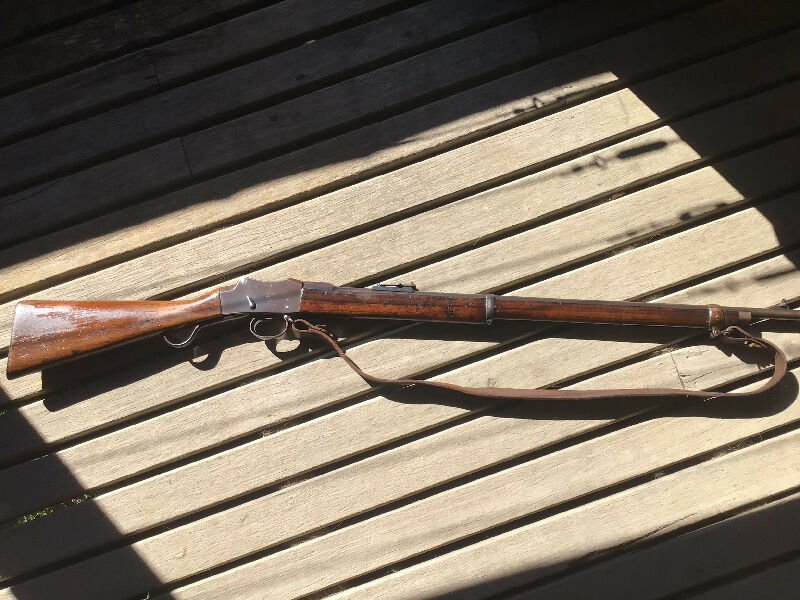 Rare Enfield 1887 military trainer conversion in 22lr……