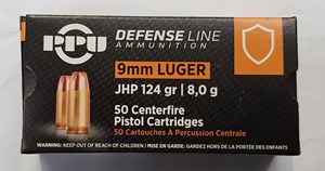 PPU
HH9C
9MM, 124GR, JHP
AMMUNITION

SPECIAL
$29.90 /PER 50
$299 /PER 500
$559 /PER 1000