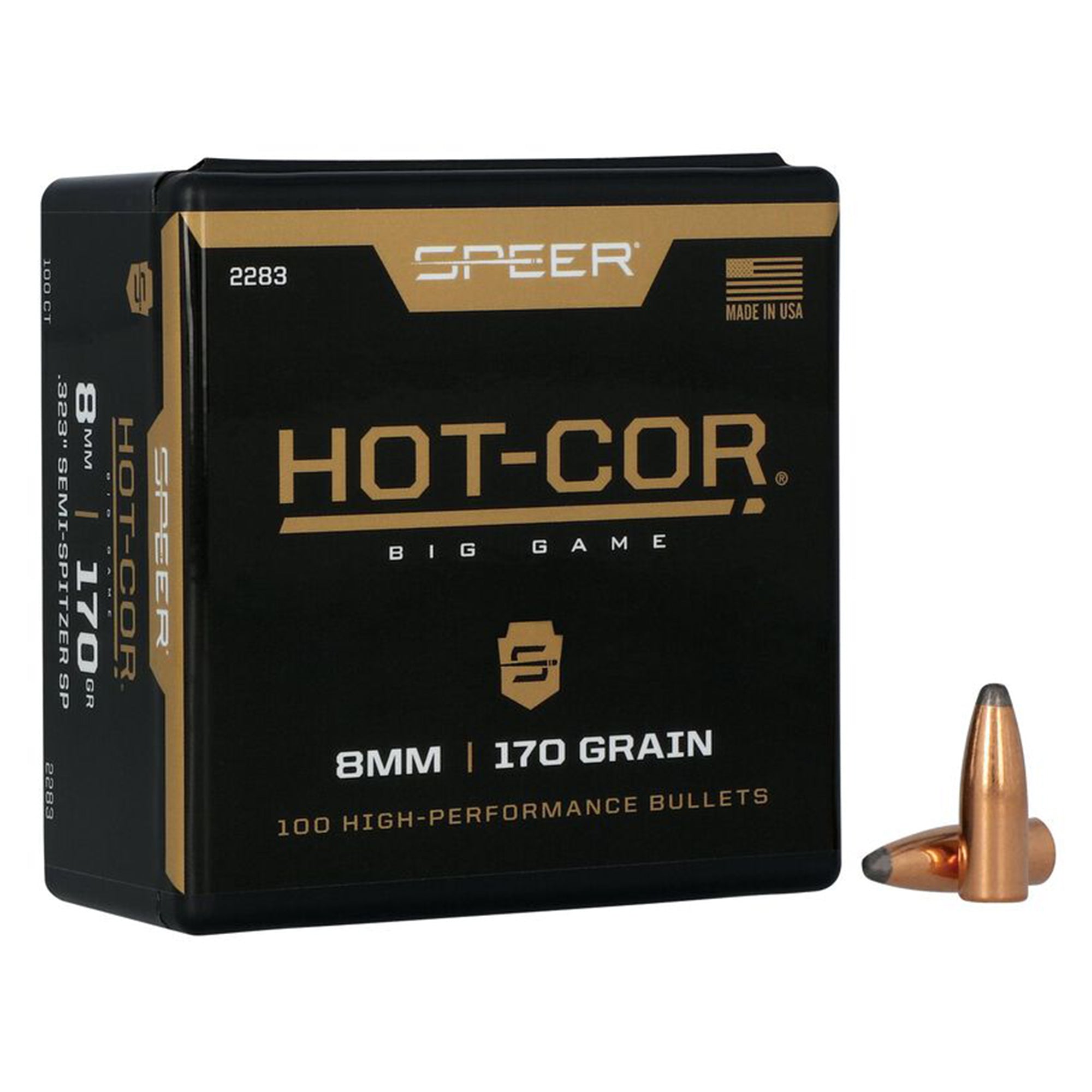 8mm 170gr Semi Spitzer
