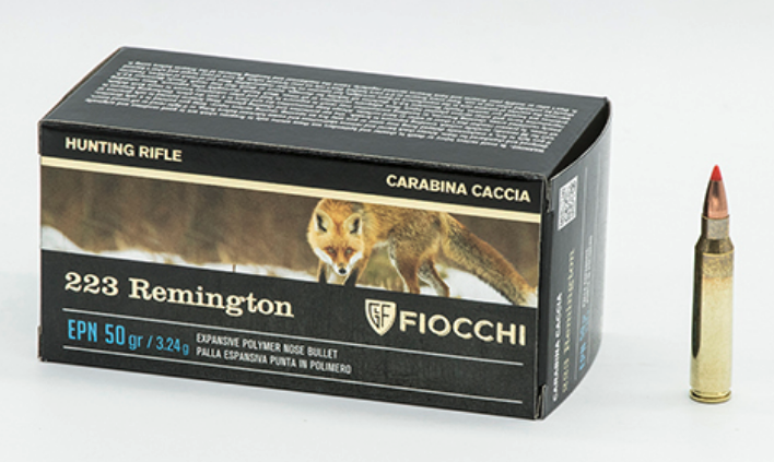 FIOCCHI 223 REM 50GR VMAX 50PK 50GR POLYMER TIP