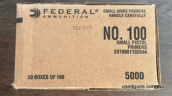 Brand new sealed 5000 Federal small pistol primers. WA licensed gun owners only. Sorry can‚Äö√Ñ√¥t ship interstates.