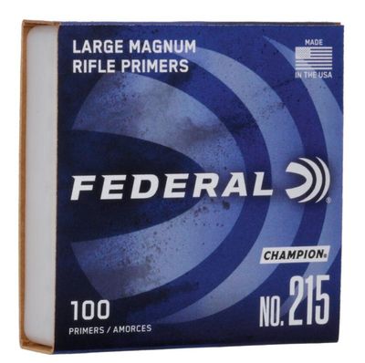 Federal Large Magnum Pistol Primers - 100