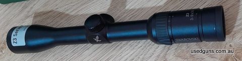 Swarovski Z3 3-9x36, 4A reticle. excellent condition been on one hunt, otherwise new condition. Great compact lightweight scope. Plus post.