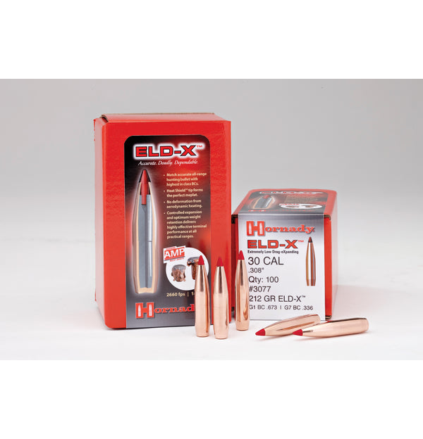 Hornady 6.5mm .264 143gr ELD-X 100pk