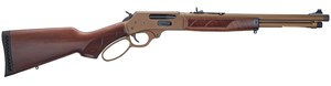 HENRY
H009XCW-3030
H9 EXPLORER CARBINE
30-30
5 SHOT
LEVER ACTION
BIG LOOP LEVER
20 INCH BARREL
THREADED BARREL 
CHECKERED AMERICAN WALNUT 
STOCK AND FOREND
BURNT BRONZE CERAKOTE 

NEW $2490
