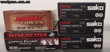 100 rounds 308 Win as shown. $260 Pickup Gold Coast or Brisbane.