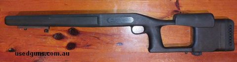 Brand new Choate Varmint stock for Remington 700 SA heavy barrel. Front rail adapter, rear adjustment monopod and cheekpiece. Buyer to pay postage