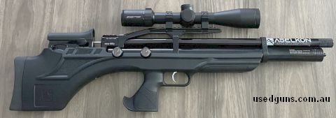 Aselkon 22Air Zero tech thrive, 3x16 scope. Has done very little work. Selling due to not using anymore