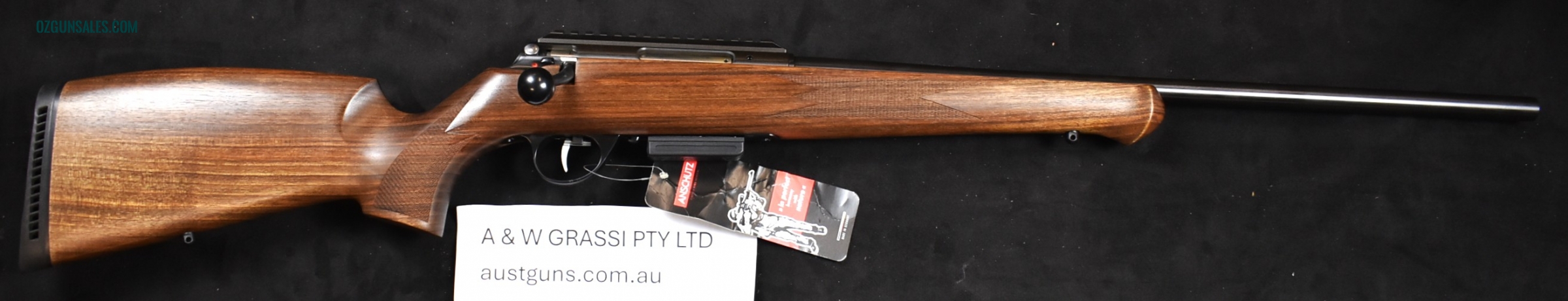 ANSCHUTZ MODEL 1771 .22 HORNET........AS NEW!!