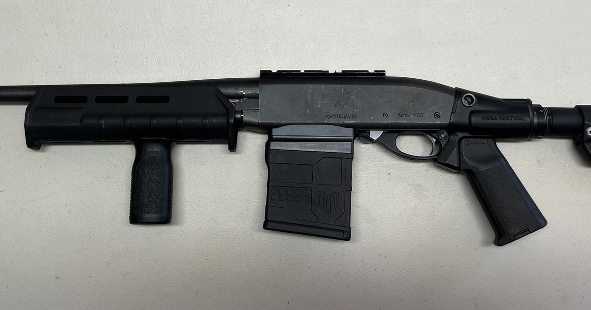 Remington 7600 pump action 308