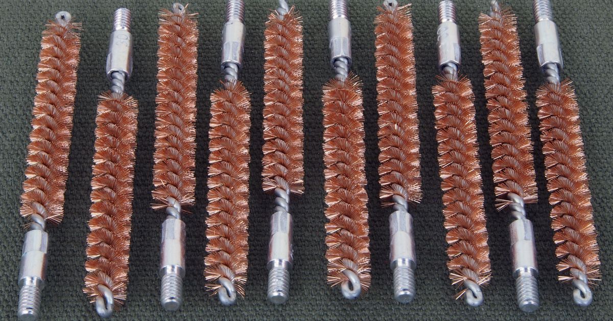 30 Cal Bronze Brush pack (10 Brushes). For rifle barrel cleaning.