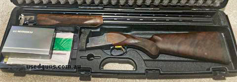 Miroku MK10, Grade 3 Black Sporting. Prince of Wales grip, Schnabel forend, beautiful walnut stock, Miroku case, minimal use.