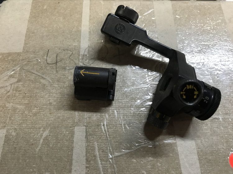 Swiss K31 target sight set