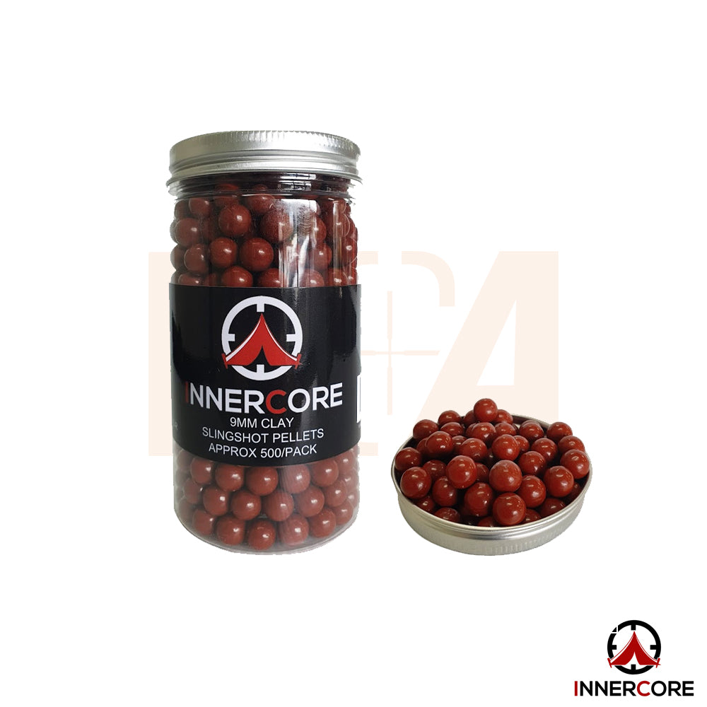 9mm Clay Slingshot Pellets - 500pk